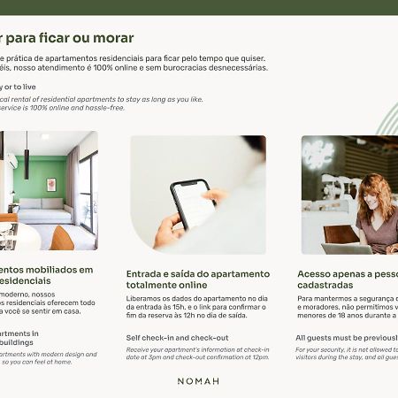 Nomah - Aptos por Temporada na Vila Nova Conceição São Paulo Exterior foto
