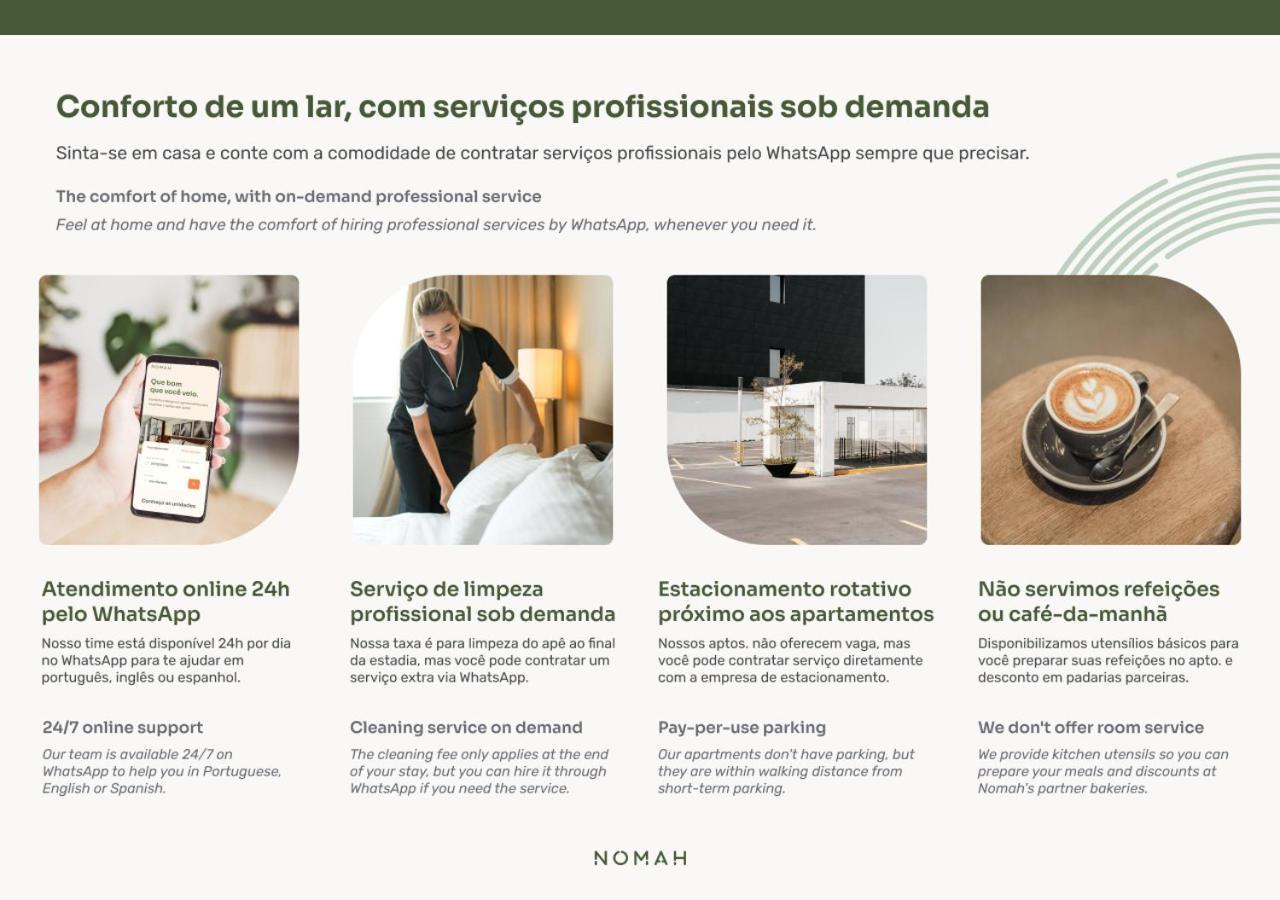 Nomah - Aptos por Temporada na Vila Nova Conceição São Paulo Exterior foto